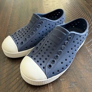 Toddler Native Jefferson Shoes Navy Blue